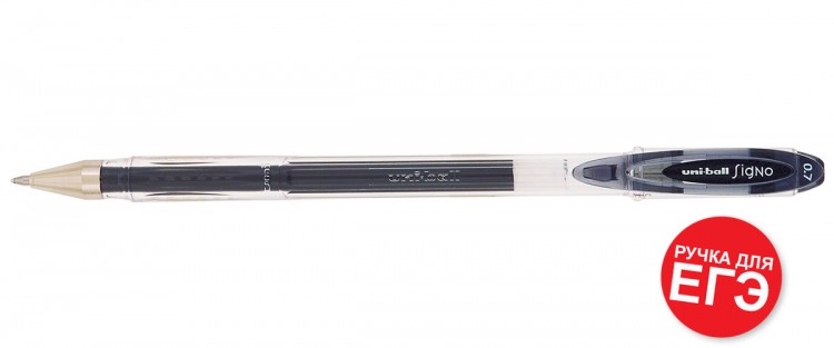 Ручка гелевая Uni-Ball Signo 120 черная 0,7мм