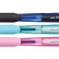 Набор шариковых ручек Uni Jetstream SXN-101 бирюзовый+розовый+черный корпус синяя 0,7мм 2+1шт. 