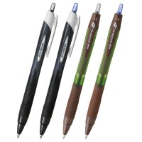 Ручка шариковая Uni Jetstream SXN-150S и SXN-150 Eco черная, синяя 1мм 4 штуки