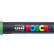 Маркер Uni POSCA PC-3ML GREEN 0,9-1,3мм овальный, зеленый с блестками