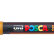 Маркер Uni POSCA PC-3ML ORANGE 0,9-1,3мм овальный, оранжевый с блестками
