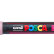 Маркер Uni POSCA PC-3ML PINK 0,9-1,3мм овальный, розовый с блестками