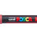 Маркер Uni POSCA PC-3ML RED 0,9-1,3мм овальный, красный с блестками