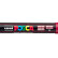 Маркер Uni POSCA PC-3M-DARK RED 0,9-1,3мм овальный, темно-красный