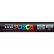Маркер Uni POSCA PC-3M-SILVER 0,9-1,3мм овальный, серебряный