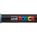 Маркер Uni POSCA PC-3M-SLATE GREY 0,9-1,3мм овальный, серый шифер