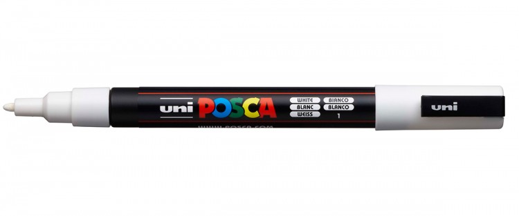 Маркер Uni POSCA PC-3M 0,9-1,3мм овальный 