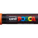 Маркер Uni POSCA PC-5M-ORANGE 1,8-2,5мм овальный, оранжевый