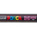 Маркер Uni POSCA PC-5M-FLUORESCENT PINK 1,8-2,5мм овальный, флуоресцентный розовый