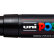 Маркер Uni POSCA PC-7M-BLACK 4,5-5,5мм овальный, черный