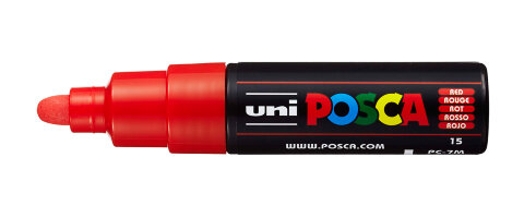 Маркер Uni POSCA PC-7M 4,5-5,5мм овальный