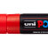 Маркер Uni POSCA PC-7M-RED 4,5-5,5мм овальный, красный