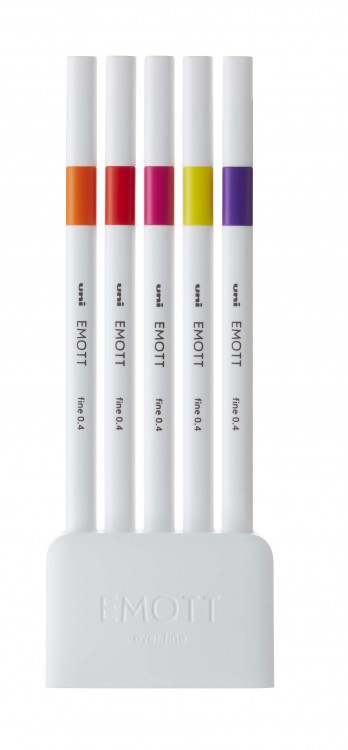 Линеры Uni EMOTT набор №2 Passion Color 5 цветов