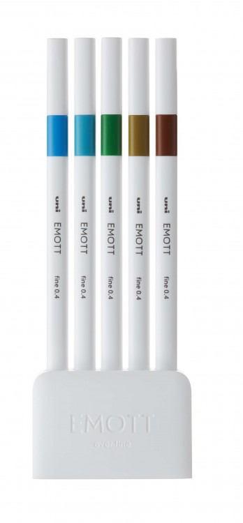 Линеры Uni EMOTT набор №4 Island Color 5 цветов