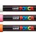 Набор маркеров POSCA PC-1MR (белый, оранжевый, розовый)