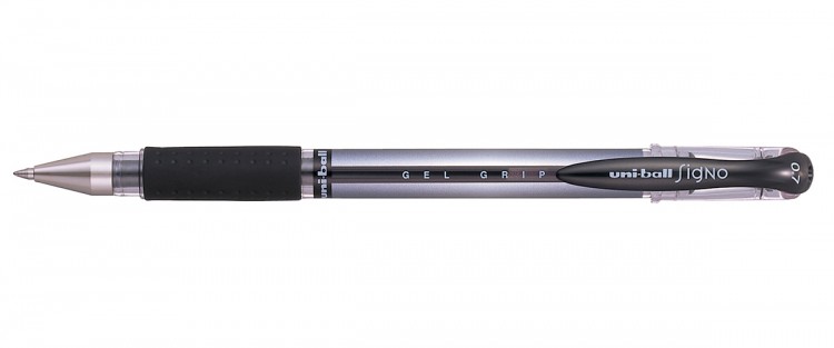 Ручка гелевая Uni-Ball Signo DX S черная 0,7мм
