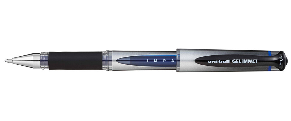 Анонс-изображение товара ручка гелевая uni gel impact  um-153s 1,0мм синяя 70336