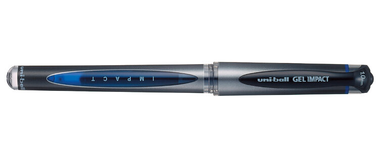 Ручка гелевая Uni-Ball Gel Impact синяя 1мм