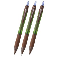 Ручка шариковая автоматическая Uni Jetstream SXN-150 Eco синяя 1мм 3 штуки PPS