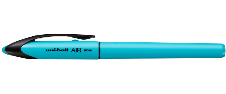 Ручка роллер Uni-Ball Air Micro 0,5мм голубой корпус