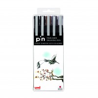 Набор линеров Uni Pin Fine Line N3 Brush 5 шт.
