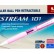 Ручка шариковая Uni Jetstream SXN-101-07FL 0,7мм розовый корпус, упаковка из 12 штук