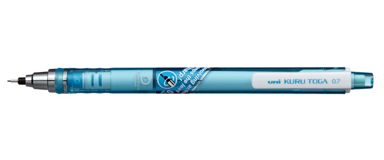 Карандаш механический Uni KURU TOGA голубой корпус 0,7мм M7-450T BLUE Карандаш механический Uni KURU TOGA голубой корпус 0,7мм